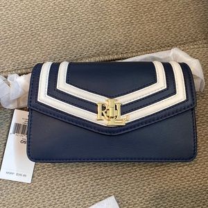 Ralph Lauren blue and white purse. It is brand new and originally $395.
